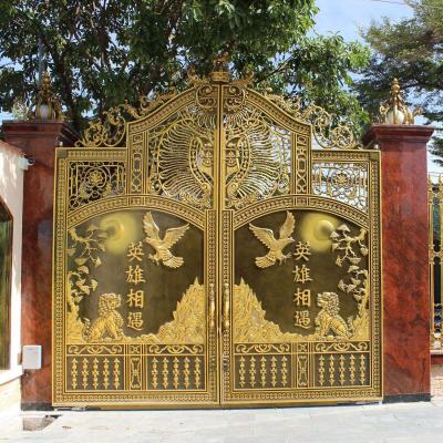 Công trình cổng nhôm đúc nhà chị Hà - Trảng Dài